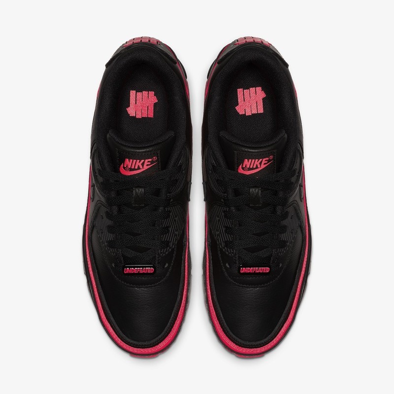 Undefeated x 'air max shop 90 black solar red